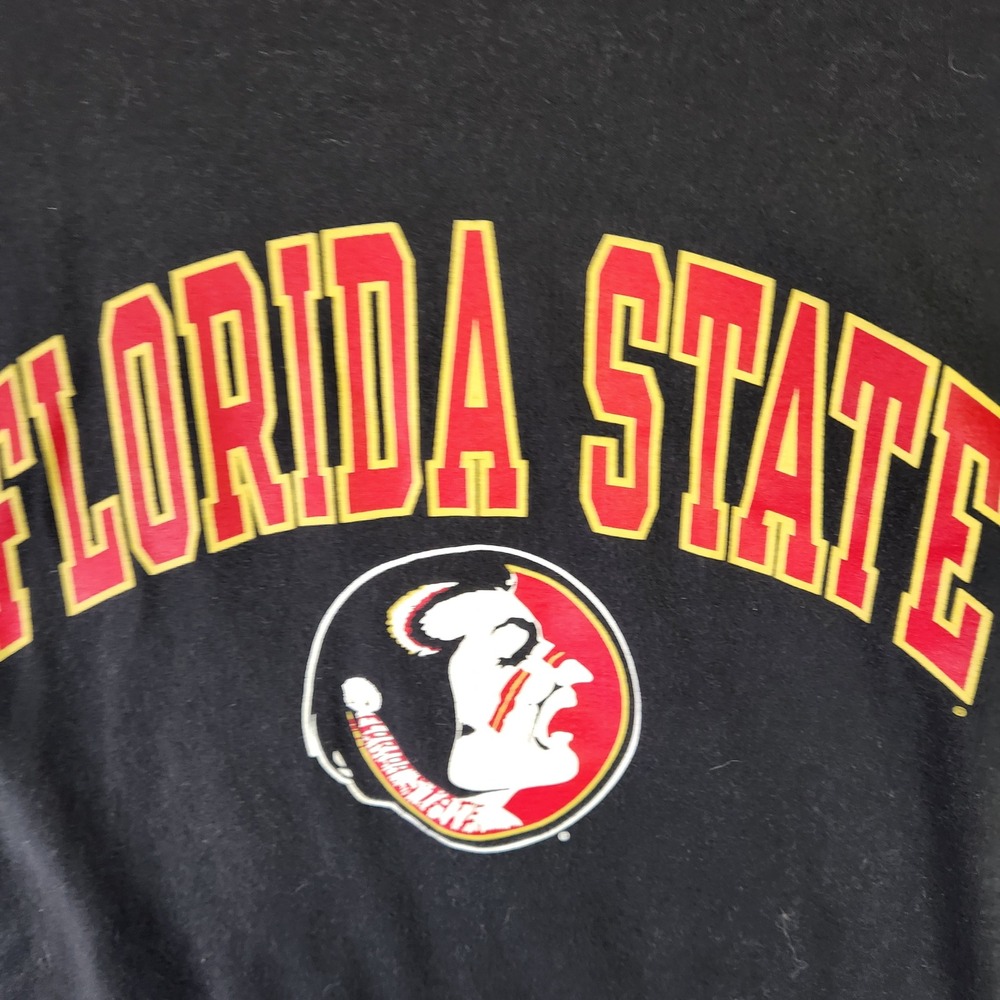 Champion Florida State Seminoles T-Shirt Mens Small Black NCAA Graphic‎ Tee S - Picture 2 of 7